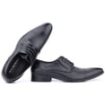 thumbnail image 5 of Mio Marino Men’s Captoe Detail Leather Dress Shoes, 5 of 7