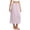 Pink, variant on SRZYMJ Women's Satin Half for Skirts Lace Extender Maxi Underskirt Non-Cling Long for Under Dresses