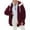 Red, variant on Viikei Plus Size Womens Coats Clearance for Winter Coats for Women Cardigan Jacket Coat Hooded Plush Loose Long Sleeve Tops With Zipper