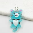 thumbnail image 5 of Pack of 10 Stylish Resin Cats Pendants Elegant Resin Feline Pendants for Unique Jewelry Making Endeavors, 5 of 8