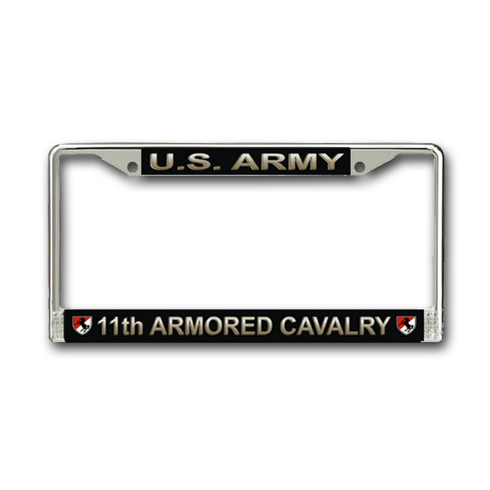 U.S. Army 11th Armored Cavalry License Plate Frame