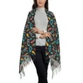 thumbnail image 2 of Gaeub Golf Accessories Print Tassel Scarf,Wraps Scarves for Women,Winter Scarf,Cold Weather Shawls,Ideal for Travel, 2 of 8