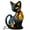 Beige, variant on Siamese Cat Night Light Ornament Exquisite Bedside Table Lamp With USB A+C Port Dyed Resin French Desktop Night Light Cute Cat Theme LED Table Lamp