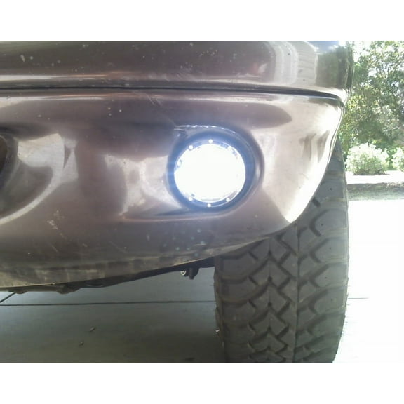 1998-2003 Dodge Durango Blue LED Bumper Fog Lamps Driving Lights