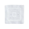 thumbnail image 4 of Saro Lifestyle Classic Hemstitch with Embroidered Border Dinner Napkin (Set of 12), 4 of 5