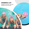 thumbnail image 2 of EeaseCA 5pcs Waterproof Swimming Kids Swim Hat Bathing Accessory (Random Style), 2 of 7