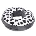 thumbnail image 3 of Collar protector inflable para mascotas, ajustable, para recuperación de cirugía de heridas, cuello de seguridadCQLQ05 Patrón de vaca con correa de gancho y bucle M, 3 of 5