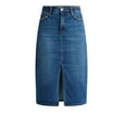 thumbnail image 2 of Sofia Jeans Women's Denim Pencil Skirt, Below the Knee Length, Sizes 2-18, 2 of 5