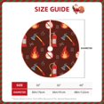 Lukts Fire Extinguisher print color life Christmas Tree Skirt, Winter