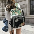 thumbnail image 6 of ALAZA Clear Backpack Capybara Cute PVC Transparent BookBag, 6 of 7