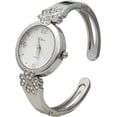 thumbnail image 6 of Blekon Collections Women's 30mm Case Intricate Flower Design Cuff Bangle Watch, 6 of 6