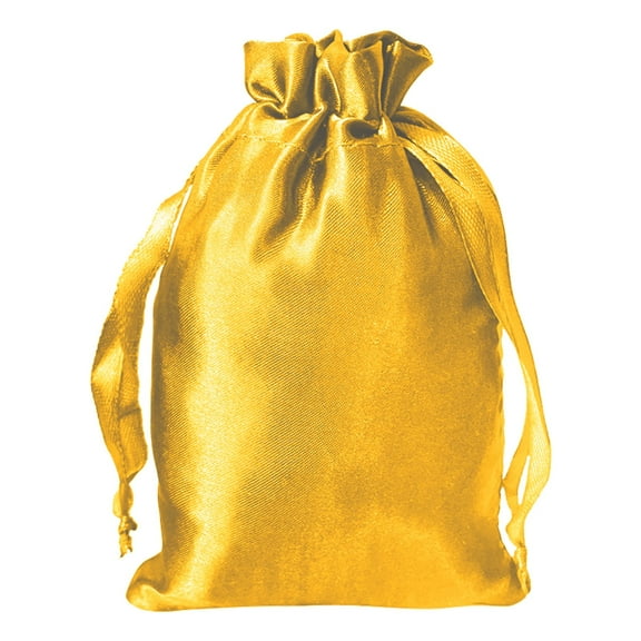 Home Textile Storage - Satin Polyester Drawstring Pouch for Lightweight Jewelry and Cosmetic Storage Smooth Soft Feel Design for Organizing Accessories