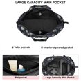 thumbnail image 3 of Dark Blue Daisy Flower Pattern Travel Tote Bags for Women Carry On,Large Weekender Bags for Women Travel,Multi Functional Duffle Bag for Work,Shopping,Sports, 3 of 5