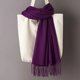 thumbnail image 1 of Autumn Cotton Scarf for Women Lady Solid Color Tassel Thin Scarves Soft Plain Shawl Foulard Viscose Winter Warm Wrap Shawls New, 1 of 5