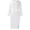 White-L, variant on White Dress With 3D Floral Waist Detail Long Sleeve