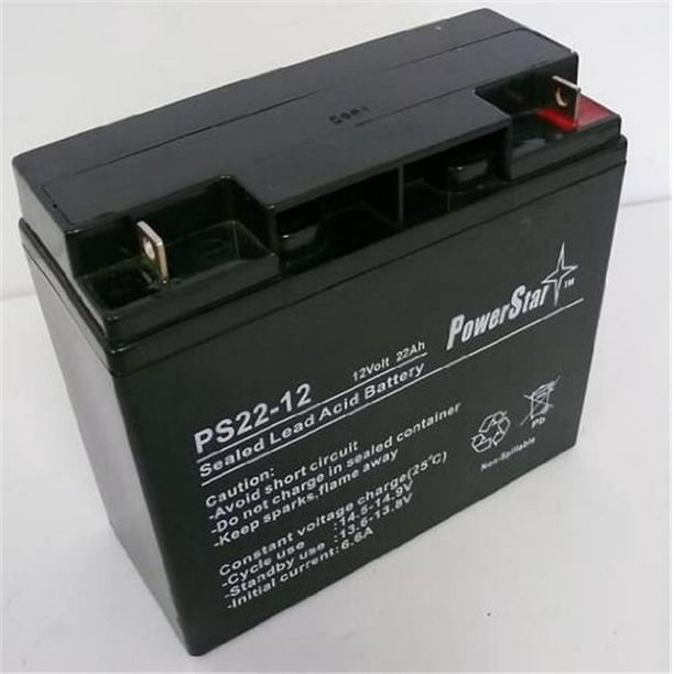 PowerStar PS12-22-247 12V&44; 22Ah CB19-12 Plomb Acide AGM Rechargeable Batterie à Cycle Profond