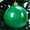 Green GN, variant on Christmas Decorations Glitter Ball 12cm Shatterproof Plastic Hanging Ornament Ceiling Holiday Sparkle Rope Classic Tree Garland Wreath Display Easy Hang Family Safe Child Indoor Decor
