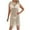 Beige-1, variant on Ohufall Swimsuit Cover up for Women Crochet Hollow Out Knit Sundresses Summer Beach Tank Dresses Sleeveless Bathing Suit Cover Ups for Swimwear/Bikini