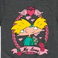 thumbnail image 3 of Hey Arnold! - Valentine's My Love - Toddler And Youth Short Sleeve Graphic T-Shirt, 3 of 5