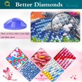 thumbnail image 2 of ZHAOCHENG Kits de arte de pintura de diamante 5D mejorados para adultos – Pintura de cruz y pájaro cardenal con kits de arte de diamante Dotzs, manualidades de pintura de taladro completo para decorac, 2 of 5