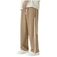 thumbnail image 3 of Zorckvet Mens Workout Pants with Pockets Straight Leg Pleated Casual Dress Pant for Men, 3 of 8
