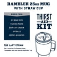 thumbnail image 2 of Vaso YETI Rambler de 750 ml con asa y tapa con pajita Seafoam, 2 of 9