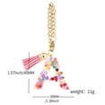 thumbnail image 5 of CIYISON Letter Charm for Water Cup Colorful Initials Chain Water Bottle Handle Pendant, 5 of 10