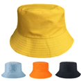thumbnail image 4 of Sombrero de pescador para adultos de estilo europeo y americano, bordado, para hombre y mujer, con estampado completo, de color sólido, plano y para el sol, 4 of 5