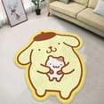 thumbnail image 1 of Alfombra de felpa Kawaii Hello Kitty, tapete de Anime Kt Cat Pochacco, cojín suave para coche, chica, corazón, lindo, dormitorio, alfombra antideslizante, decoración de habitación, 1 of 4