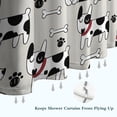 thumbnail image 6 of Bulldog Dog Shower Curtain 72"x84" ,Bathroom Decorative Shower Curtains Set with 12 Hooks,Modern Waterproof Washable Shower Curtain, 6 of 6