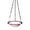 Purple, variant on Bird Bath Bowl Birdbaths For Outdoors Metal Birdhouse Hanger Decorative Hangable For Backyard Birdwatching Patio Viewing Observation Apartment Window 1pc