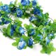 thumbnail image 5 of Toystoory 2 uds. De rosas artificiales pequeñas, enredadera colgante, decoración de plantas falsas para bodas Decoración del hogar azul, 5 of 6