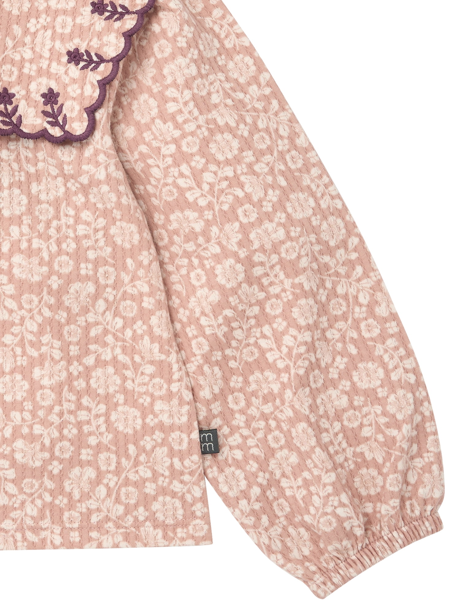 Modern Moments by Gerber Toddler Girl Square Collar Top and Pant Set, Sizes 12 Months - 5T