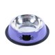 thumbnail image 2 of 2-Piece Cat Bowl Non Slip Stainless Steel Cat Food Bowl Sturdy Thickened Cat Food Bowl 7 oz (approx. 198.4 g) Cat Water Bowl Suitable for indoor pets, removable rubber base, easy to clean cute color, 2 of 5