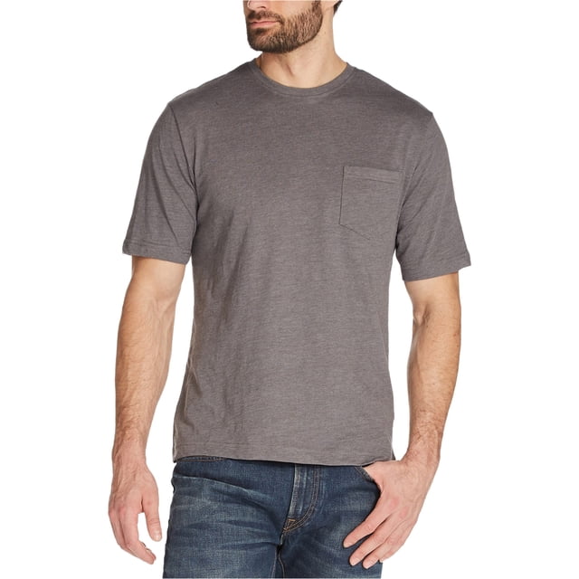 Weatherproof Mens Pocket Basic T-Shirt, Grey, XX-Large