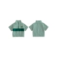 thumbnail image 2 of BemeyourBBs Kid Toddler Baby Boy Golf Outfit Baby Boy Jacket Toddler Golf Clothes Short Sleeve Lapel Quarter Zipper Shirt Top Infant First Birthday Outfit Spring Summer Golf Coat, 2 of 9
