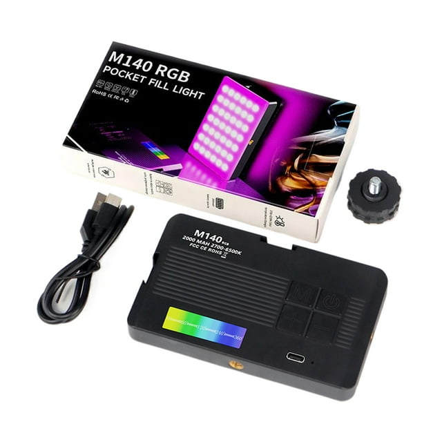Luz de relleno Seitruly ABS RGB 2000mAh Electrónica