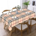 thumbnail image 3 of Scottish Plaid Rectangular Tablecloth 60"x86" with Lace Edge, Washable Durable Table Cover for Dining, Indoor Outdoor Home Restaurant Decor, 3 of 5
