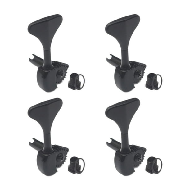 4 clavijas de afinación selladas para clavijero con relación 1:20, reemplazan las clavijas de afinación metálicas para bajo. 4R