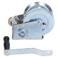thumbnail image 3 of Máquina manivela de la tracción del remolque del torno manual del torno 1000LBS con la cuerda de alambre de acero, 3 of 10