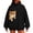 Black, variant on NMMUED Sweatshirt with Dog Pouch Quarter Zip Pullover Women Pet Pouch Sweatshirt Pullover Sweatshirts for Women Pet Pouch Sweatshirt Womens Sweatshirts No Hood Pet Carrier Sweatshirt Black L