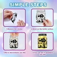 25Pcs 25 Styles PVC Self Adhesive Stickers Waterproof Embossed Decals ...