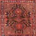 thumbnail image 1 of Ahgly Company Indoor Square Traditional Red Persian Area Rugs, 6' Square, 1 of 6