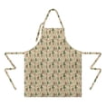 thumbnail image 2 of Beige Bigfoot and Forest Pattern Apron-Garden Aprons for Women with Pockets-Cotton Linen Waterproof Kitchen Cooking Gardening Aprons Adjustable for Kitchen,Cooking,BBQ and Salon 33x27 Inch, 2 of 7