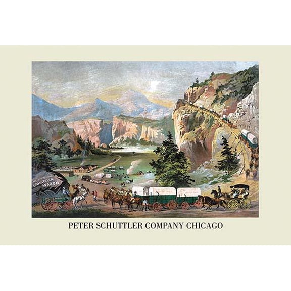 Peter Shuttler Company Chicago-Fine Art Canvas Print (20" x 30")