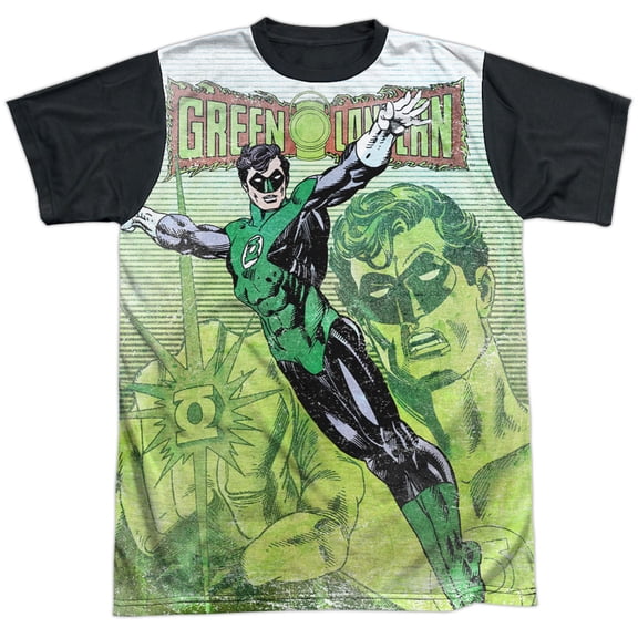 JLA Green Lightning Unisex Adult Halloween Costume Sublimated T Shirt