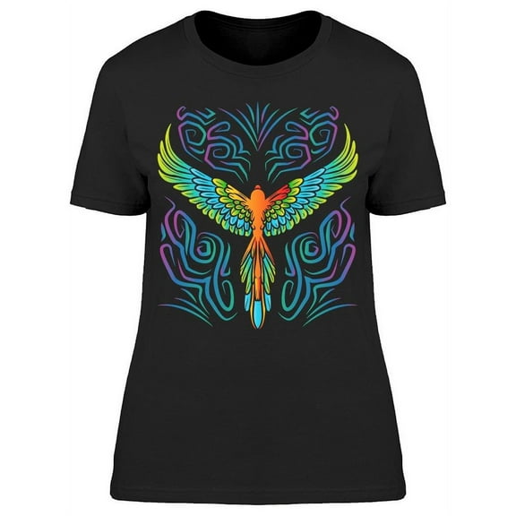 Parrot Vector Art T-Shirt Women -Image by Shutterstock, Female Medium