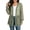 Green, variant on Women's Long Sheer Chiffon Cardigans Open Front Puff Long Sleeve Lightweight Beach Cover Ups with Pockets