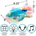 thumbnail image 3 of Avión de juguete ArtCreativity iluminado transparente para niños de 1 a 5 años, 3 of 7