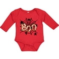 thumbnail image 3 of Inktastic Halloween Boo with Spiders in Web Boys or Girls Long Sleeve Baby Bodysuit, 3 of 5
